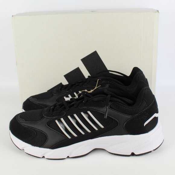 New Adidas Crazychaos 2000 Runner Sneaker (Men), Black, US 10.5 main image 12